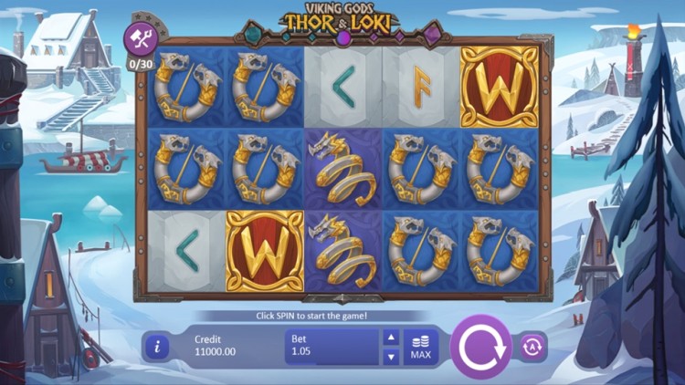 Игровые автоматы без регистрации «Viking Gods Thor and Loki» на портале онлайн казино