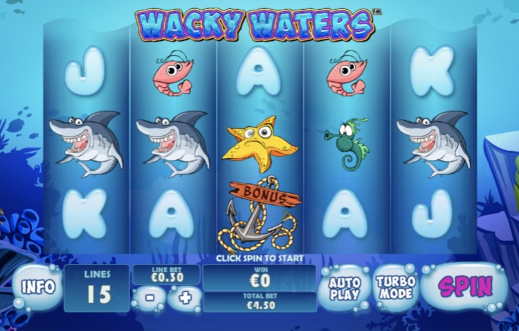 Клуб Вулкан и слот «Wacky Waters» от компании PlayTech
