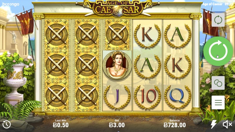 Игровой автомат «Age of Caesar» в казино Вулкан Вегас